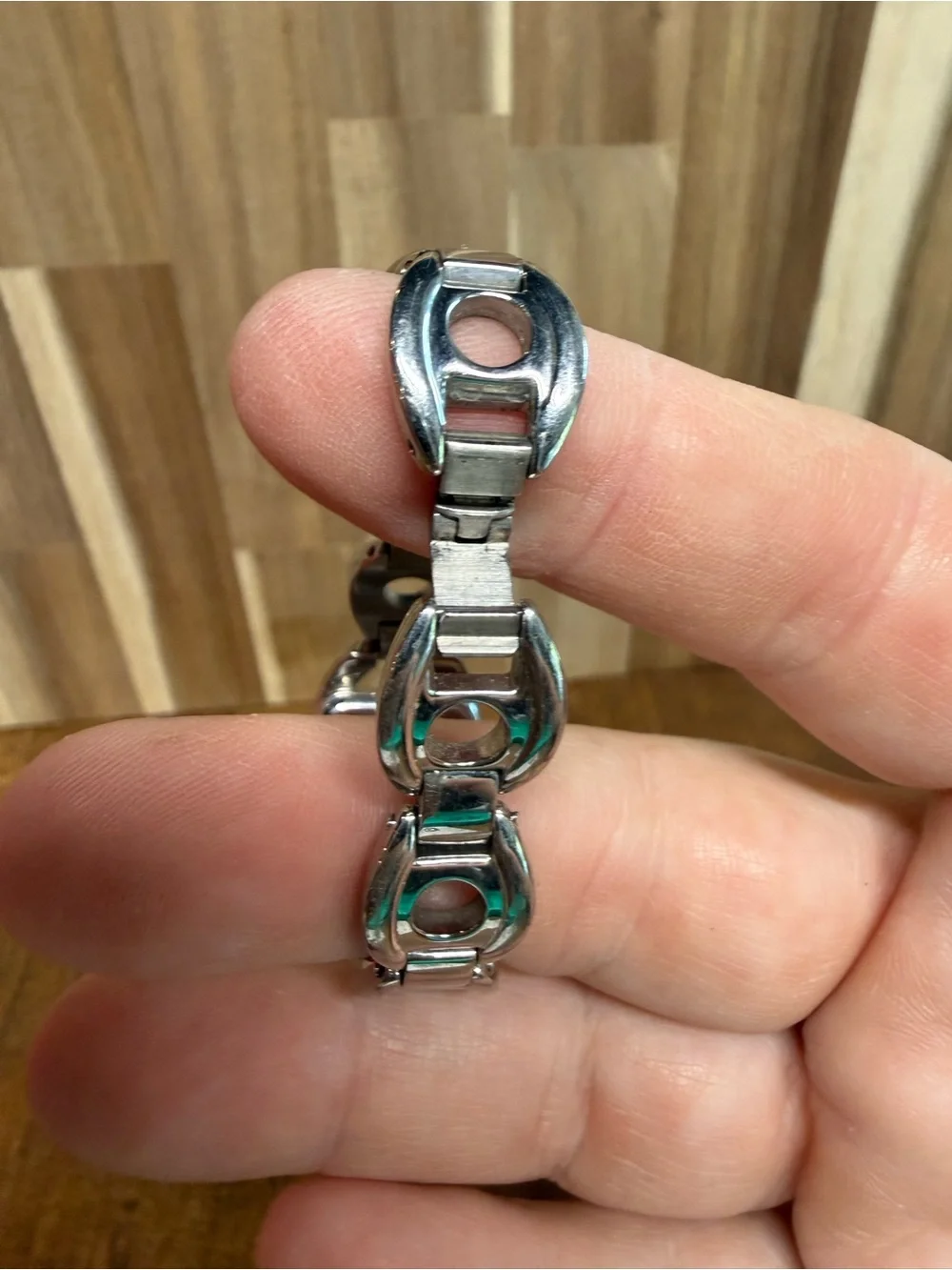 Harley Davidson Orange Bulova Women’s Watch Stainless Needs Battery